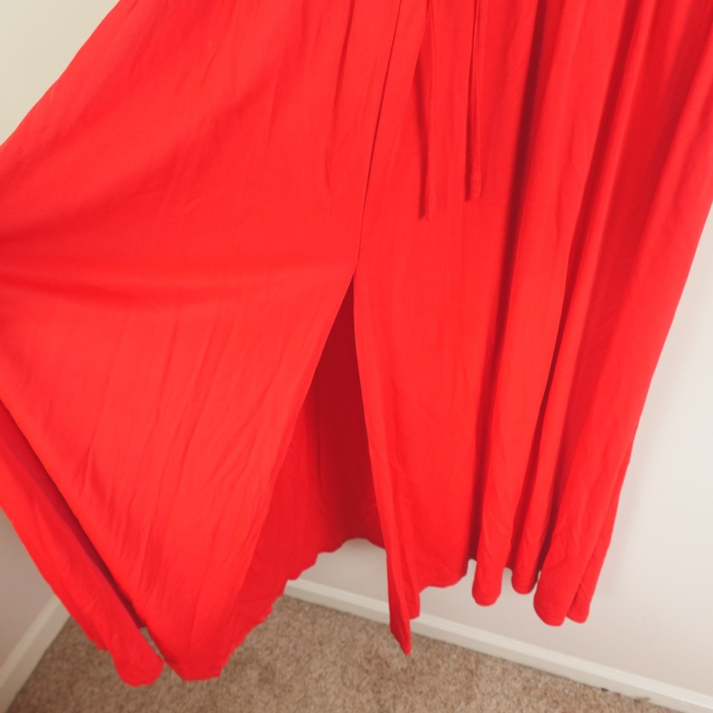 Farm Rio Dress V Neck Ruched Maxi - Picture 12 of 15